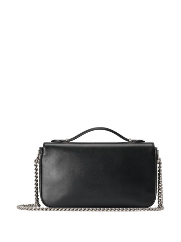 Gucci foldover-top leather shoulder bag - Image 4