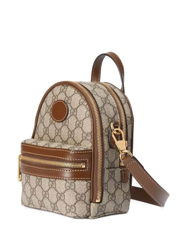 Gucci Interlocking G canvas backpack - Image 4