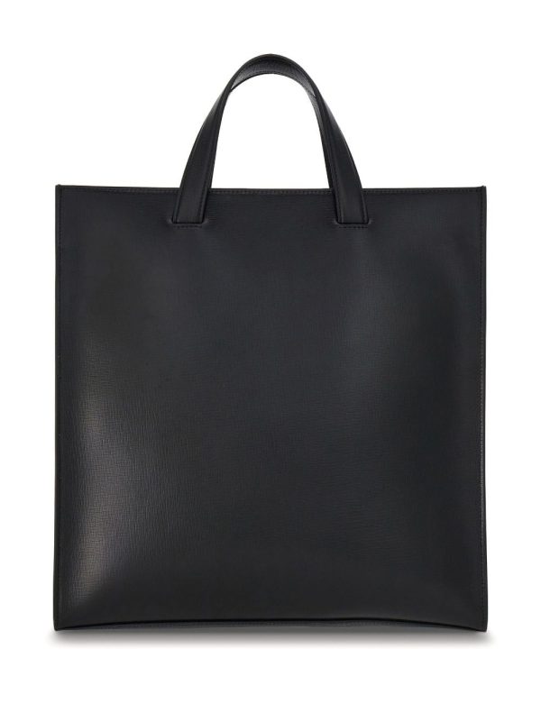 Ferragamo logo-print leather tote bag - Image 4