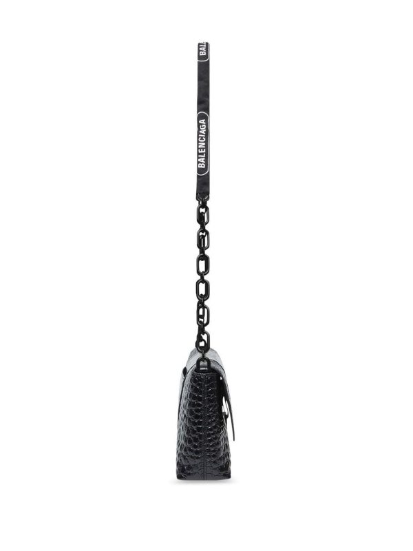 Balenciaga Hourglass crocodile crossbody bag - Image 4