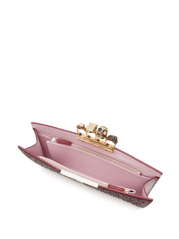 Alexander McQueen Mini Jewelled clutch bag - Image 4