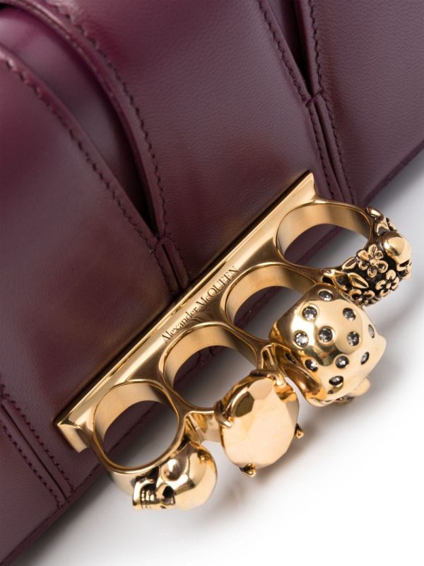 Alexander McQueen Skull quilted clutch bag - Image 4