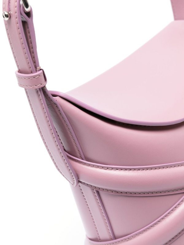 Alexander McQueen pipe-detail bucket bag - Image 4