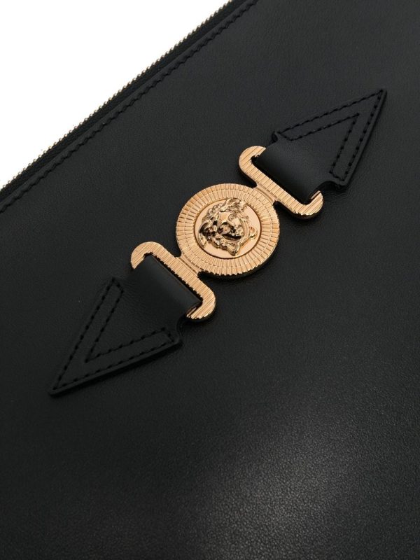 Versace Medusa-plaque detail clutch bag - Image 4