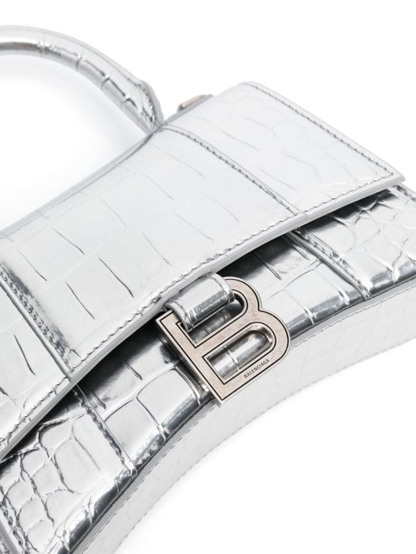 Balenciaga Hourglass XS embossed tote bag - Image 4