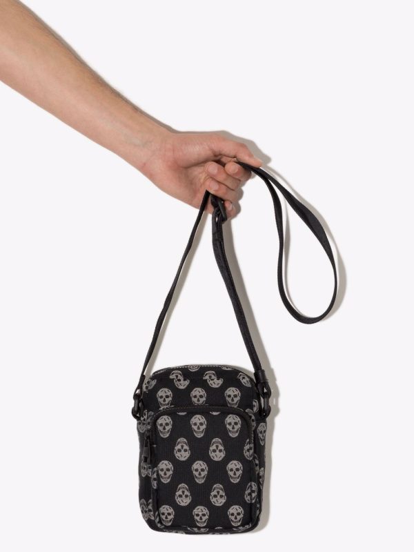 Alexander McQueen skull-print messenger bag - Image 4