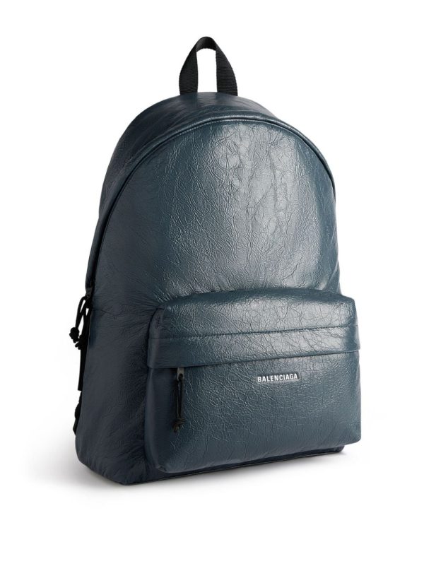 Balenciaga Explorer crinkled-leather backpack - Image 4