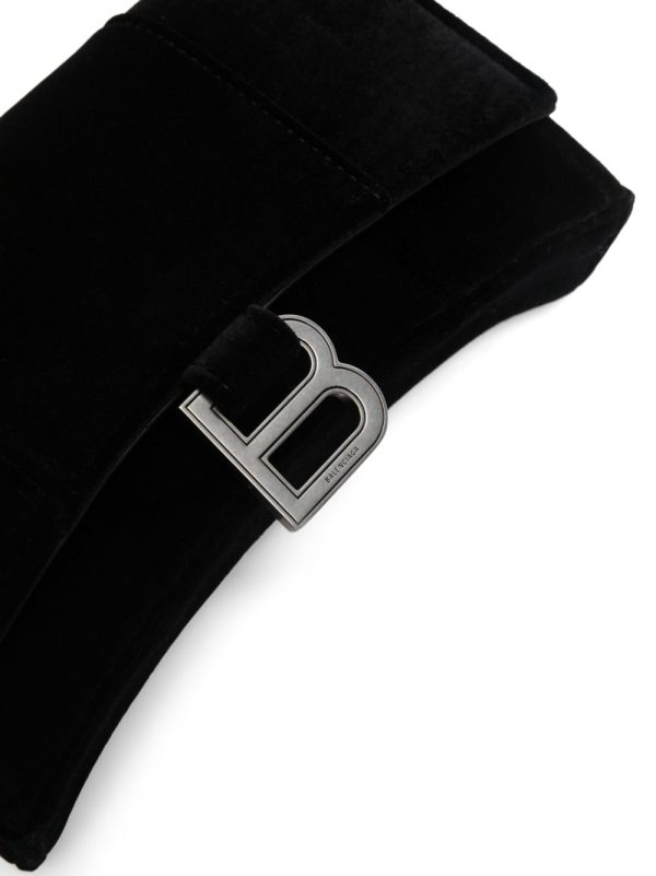 Balenciaga Hourglass velvet chain wallet - Image 4