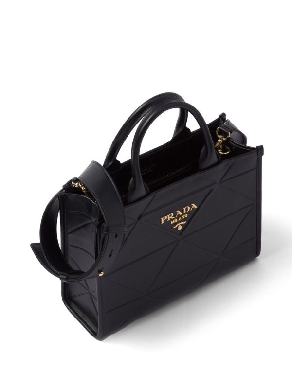 Prada small Symbole leather tote bag - Image 4