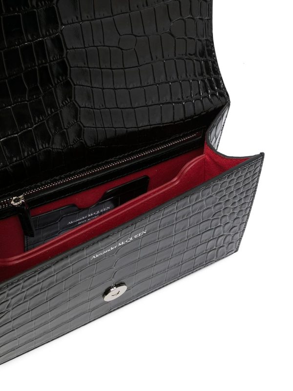 Alexander McQueen Jewelled crocodile effect bag - Image 3