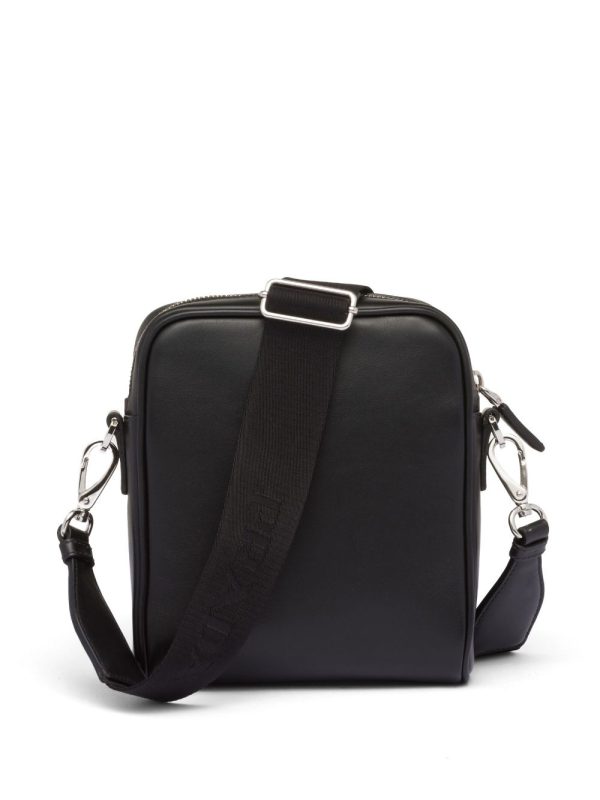Prada triangle-logo leather shoulder bag - Image 4