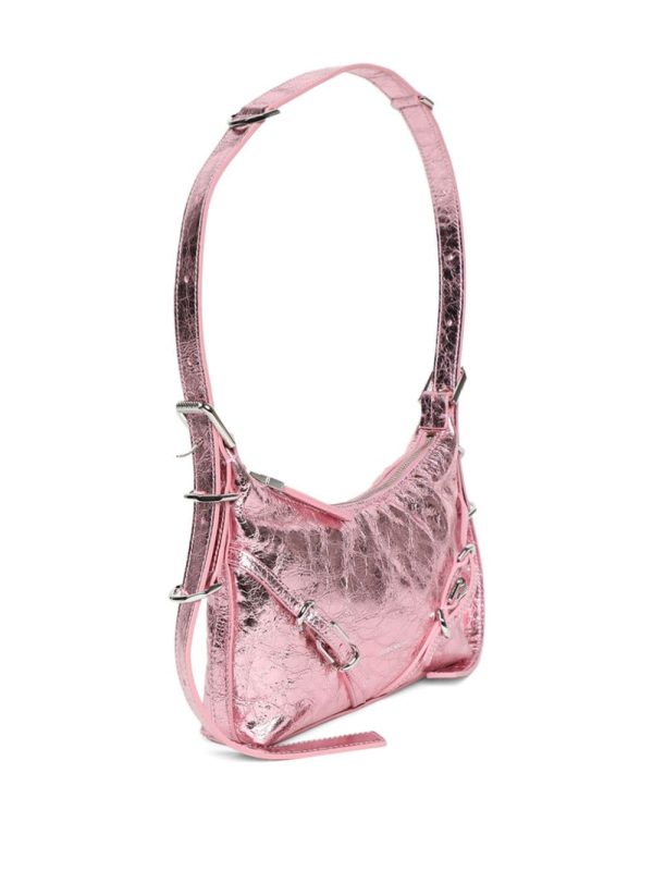 Givenchy mini Voyou metallic-finish bag - Image 4