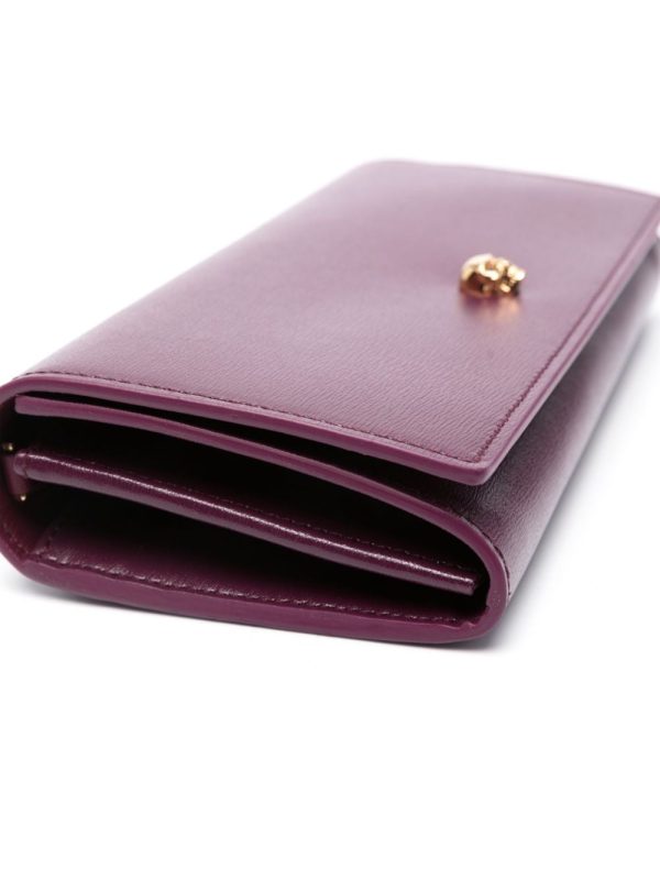 Alexander McQueen Skull leather wallet-on-chain - Image 4