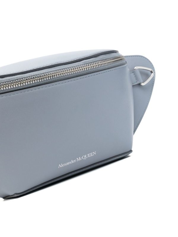 Alexander McQueen logo-embossed leather belt bag - Image 4