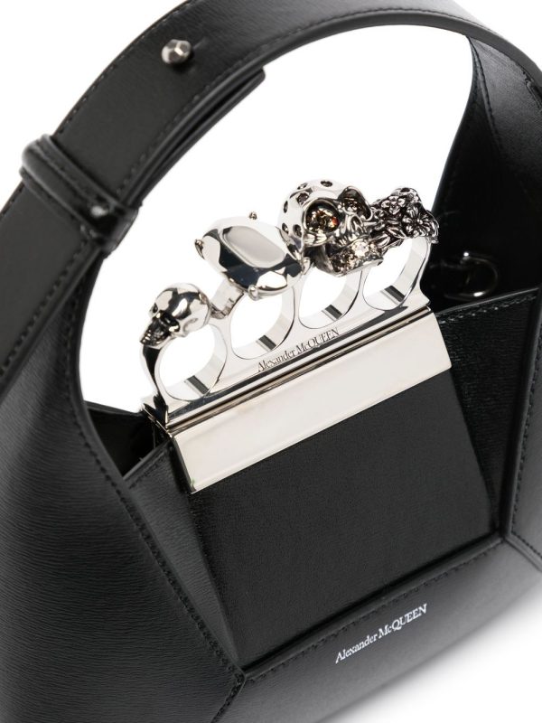 Alexander McQueen Mini Jewelled leather bag - Image 4