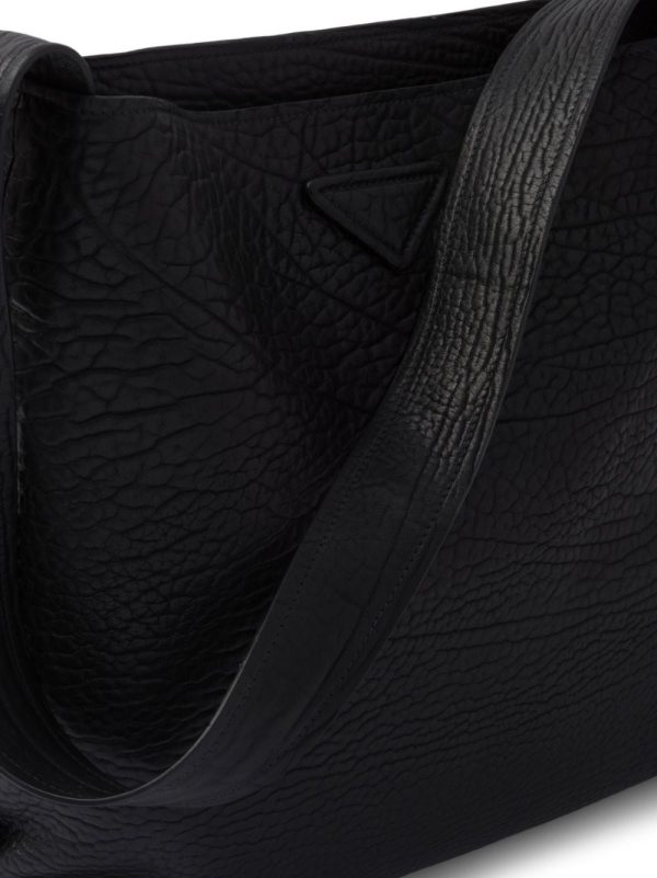 Prada grained leather tote bag - Image 4