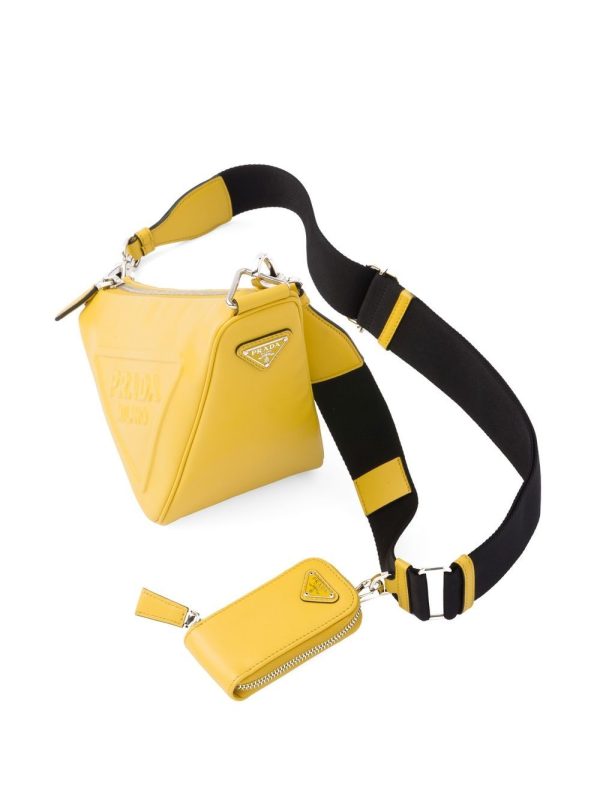 Prada Triangle leather shoulder bag - Image 4