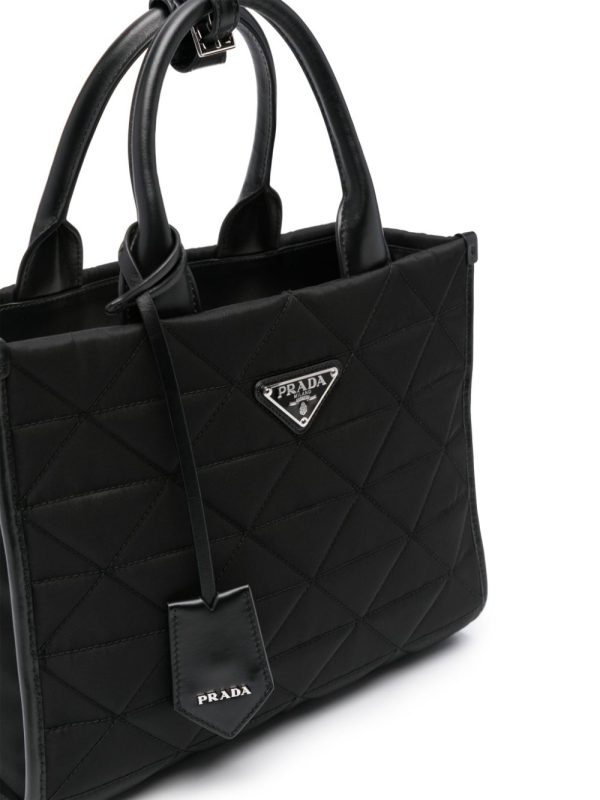 Prada Symbole quilted tote bag - Image 4