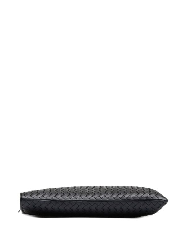 Bottega Veneta   Intrecciato zipped clutch - Image 4