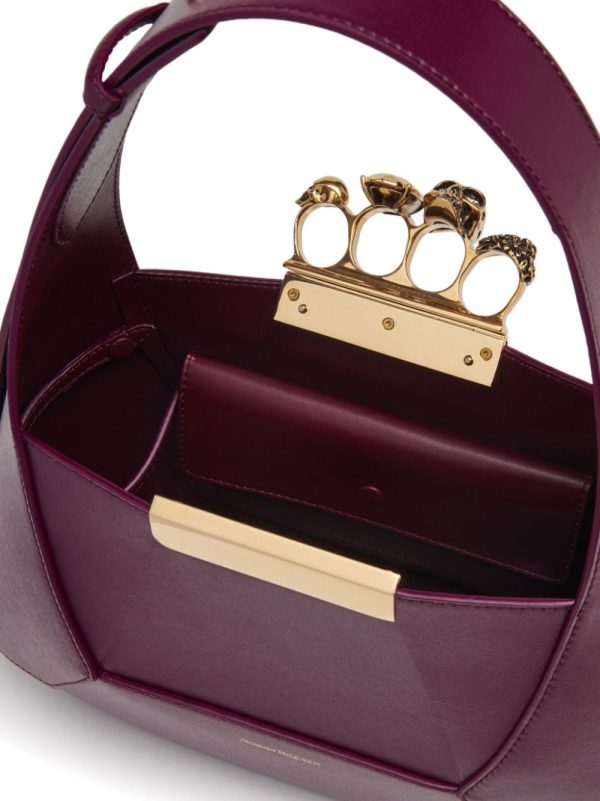Alexander McQueen The Jewelled leather tote bag - Image 4
