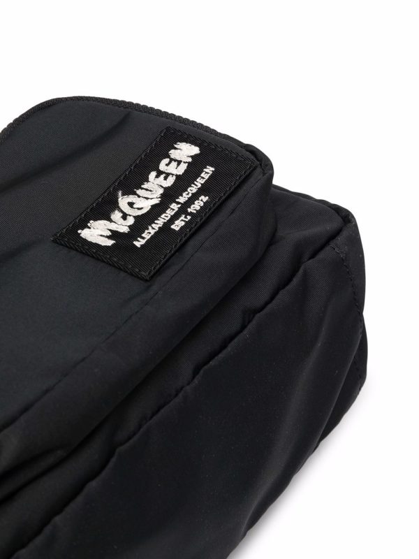 Alexander McQueen logo-patch crossbody bag - Image 4