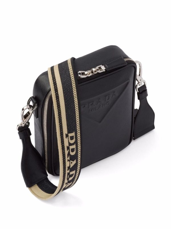 Prada logo-embossed Saffiano leather bag - Image 4