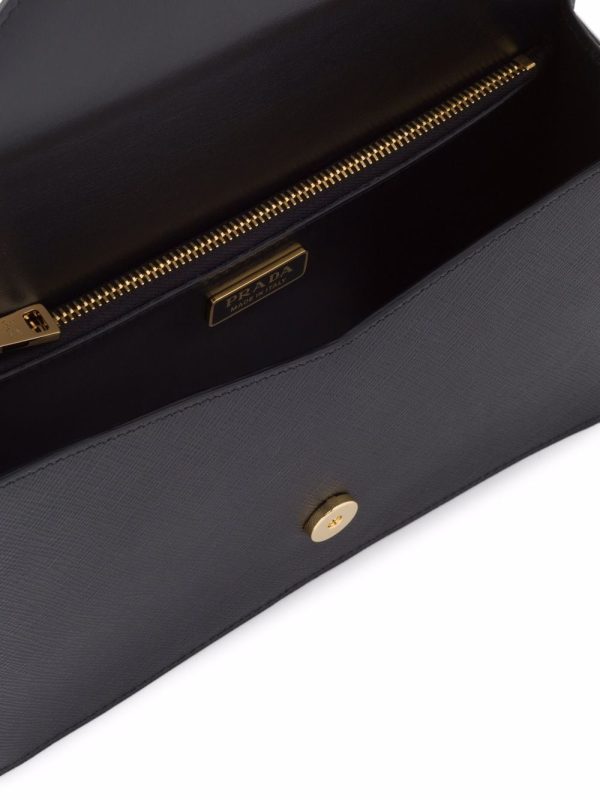 Prada triangle logo-plaque crossbody bag - Image 4