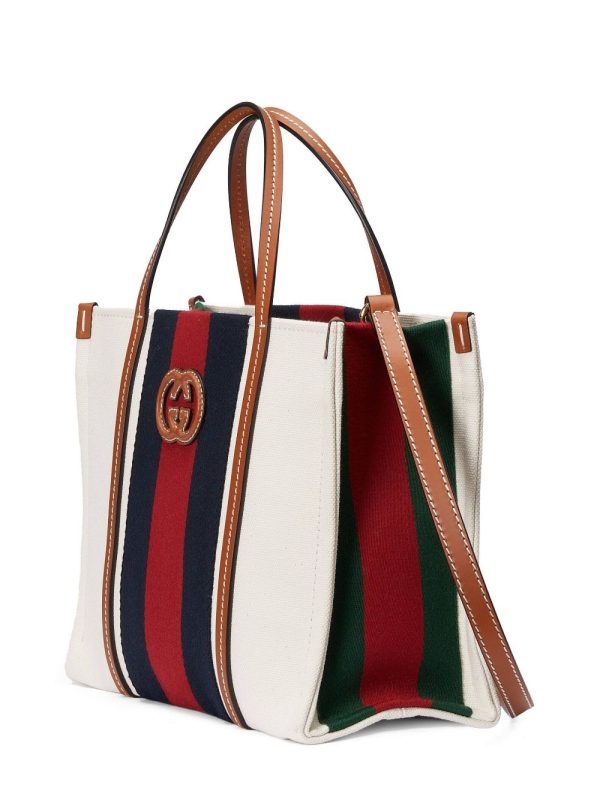Gucci small Interlocking G logo tote bag - Image 4