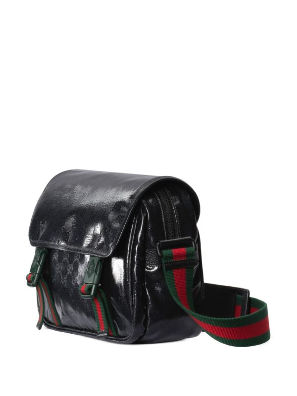 Gucci GG crystal-embellished messenger bag - Image 4