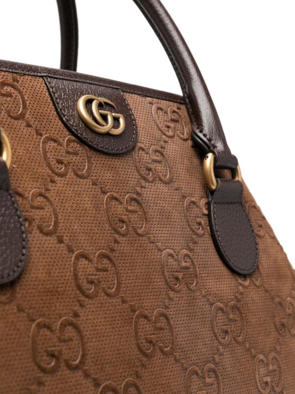 Gucci GG suede duffle bag - Image 4