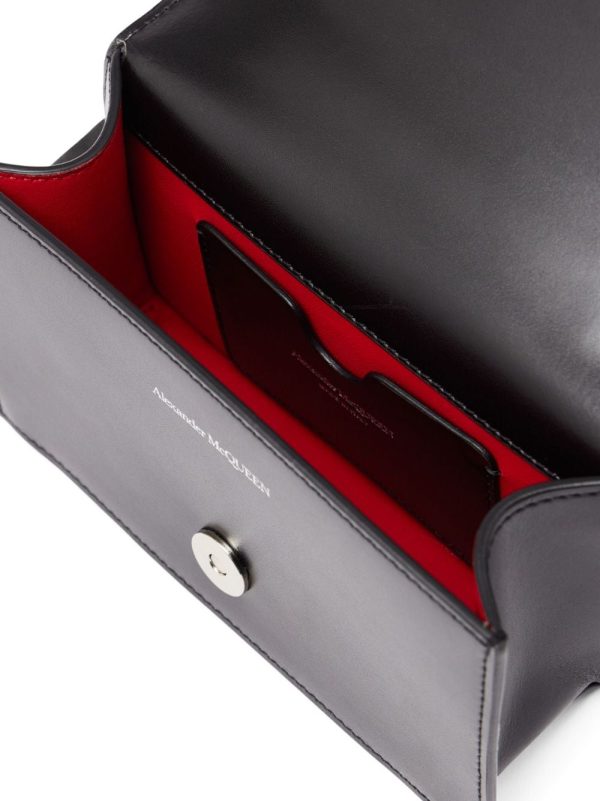 Alexander McQueen skull-motif leather shoulder bag - Image 4