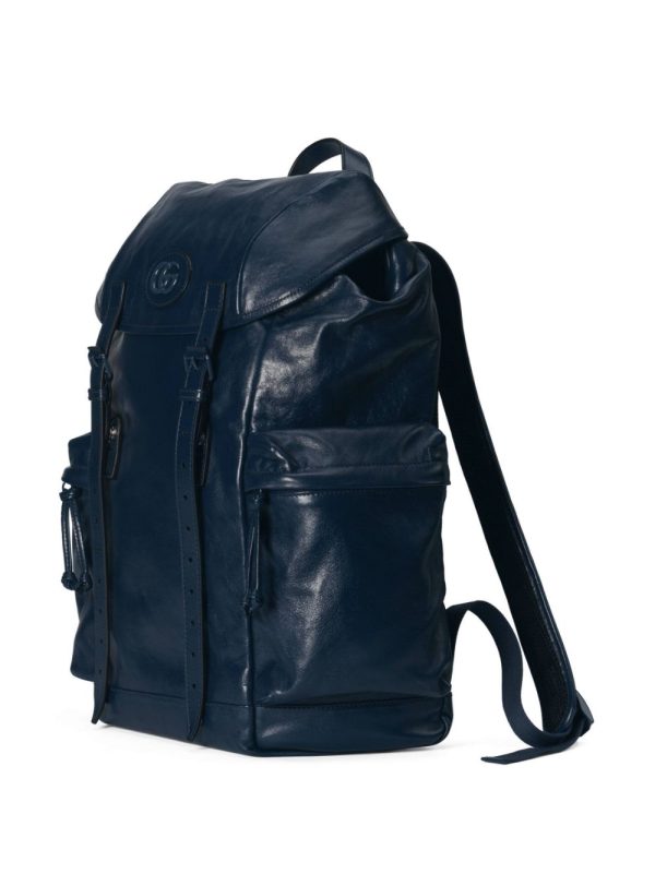 Gucci Double-G leather backpack - Image 4