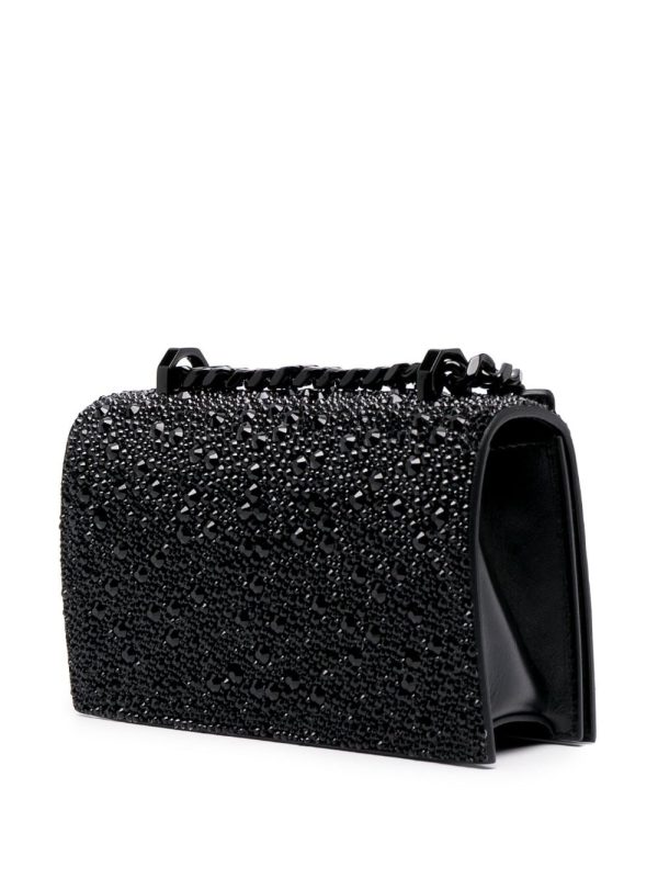 Alexander McQueen mini The Biker Jewelled crossbody bag - Image 4