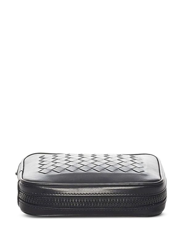 Bottega Veneta   Intrecciato zipped clutch - Image 4