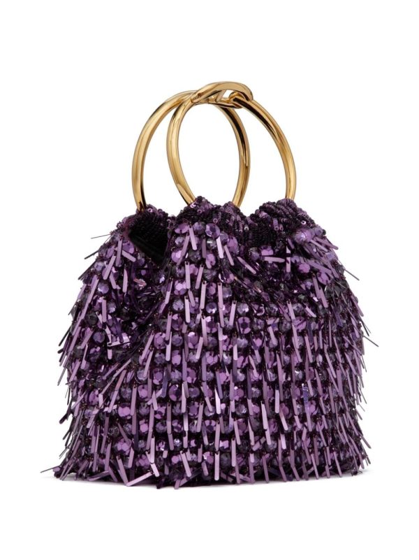 Valentino Garavani small Carry Secrets embroidered bucket bag - Image 3