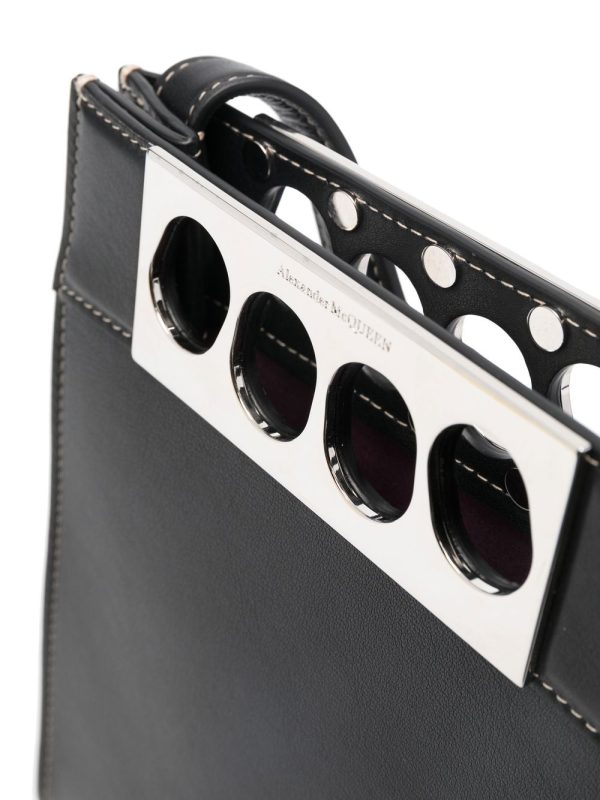 Alexander McQueen The Grip leather messenger bag - Image 4
