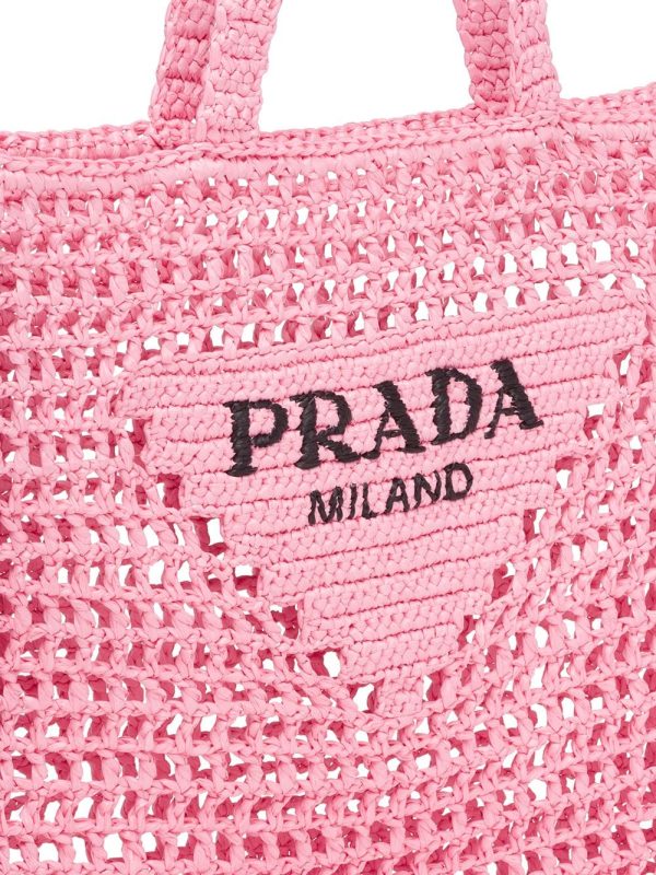Prada woven tote bag - Image 4