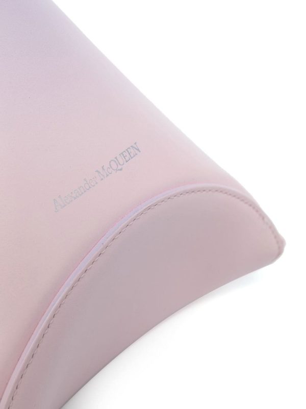Alexander McQueen gradient-effect triangle clutch bag - Image 3