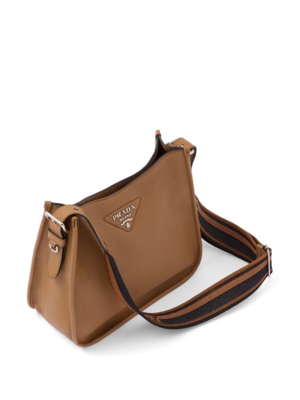 Prada triangle-logo hobo shoulder bag - Image 4
