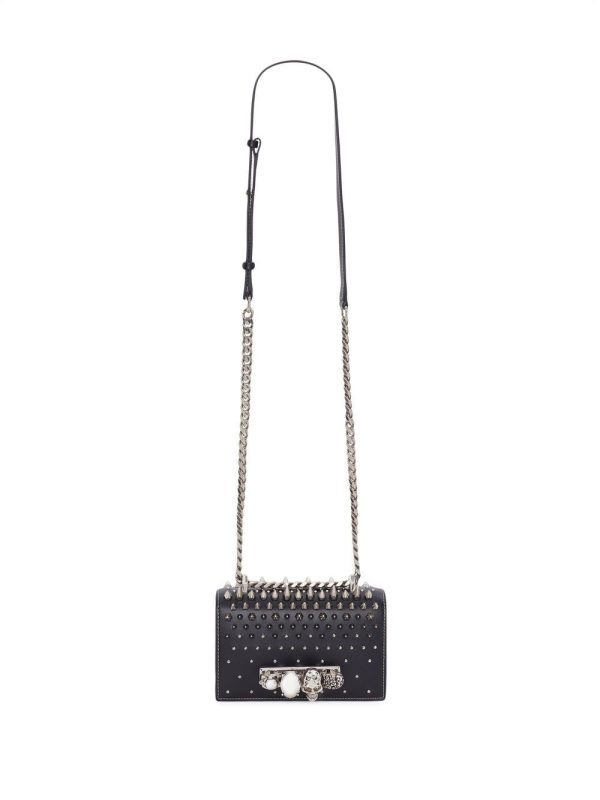 Alexander McQueen Mini Jewelled satchel bag - Image 4