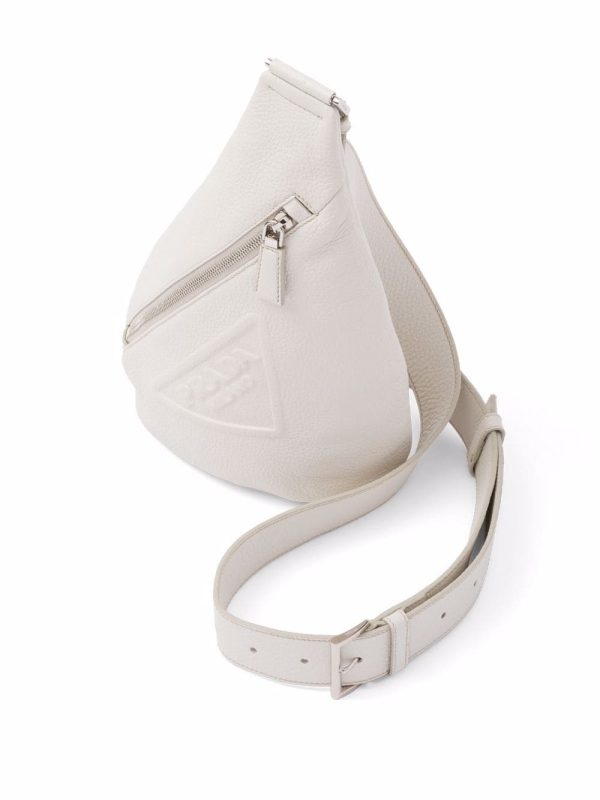 Prada logo-embossed Cross backpack - Image 4