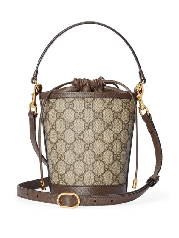 Gucci mini Ophidia GG-logo bucket bag - Image 4