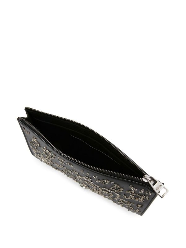 Alexander McQueen small Skull Four-Ring pouch - Image 4