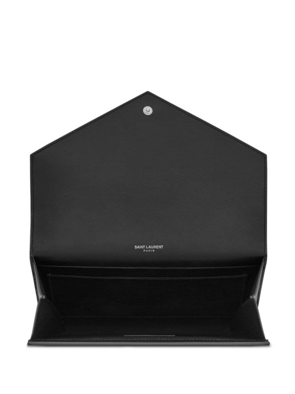 Saint Laurent Cassandre Envelope leather clutch bag - Image 4