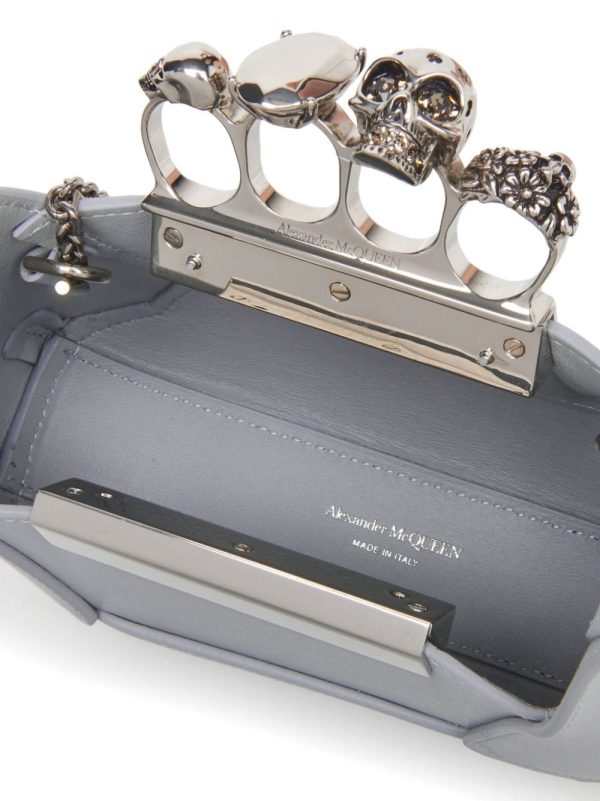 Alexander McQueen The Jewelled leather mini bag - Image 4