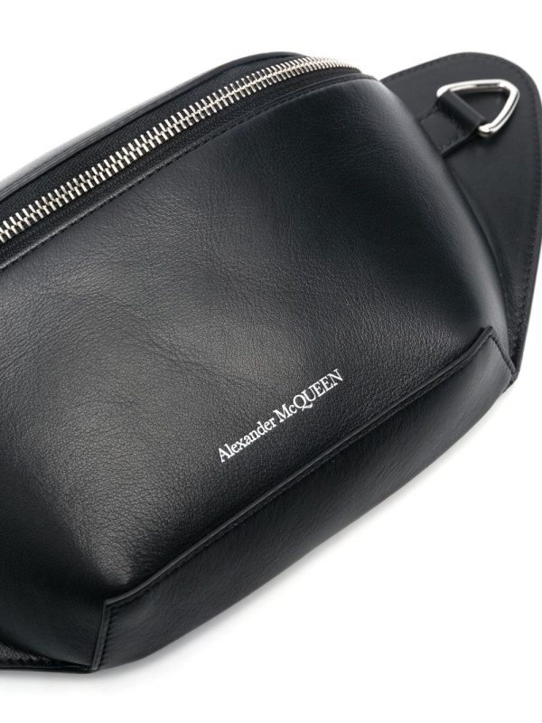 Alexander McQueen logo-embossed leather belt bag - Image 4