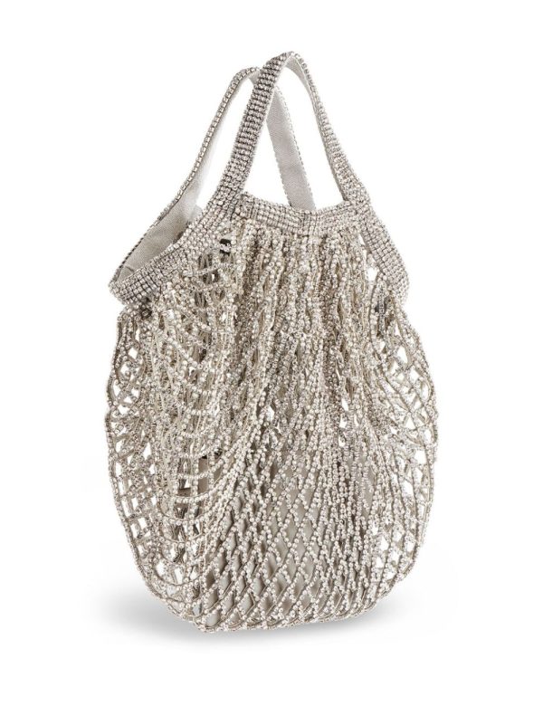 Balenciaga small 24/7 rhinestone-embellished tote bag - Image 4