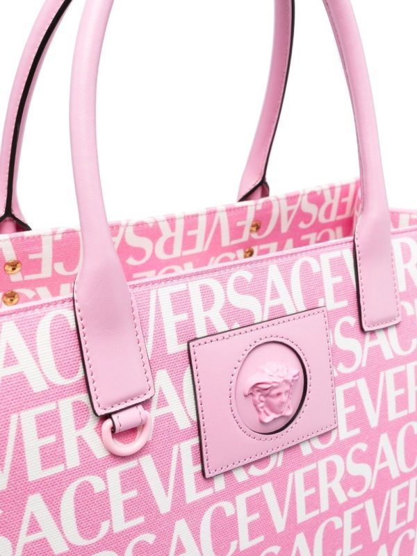 Versace all-over logo-print tote bag - Image 4