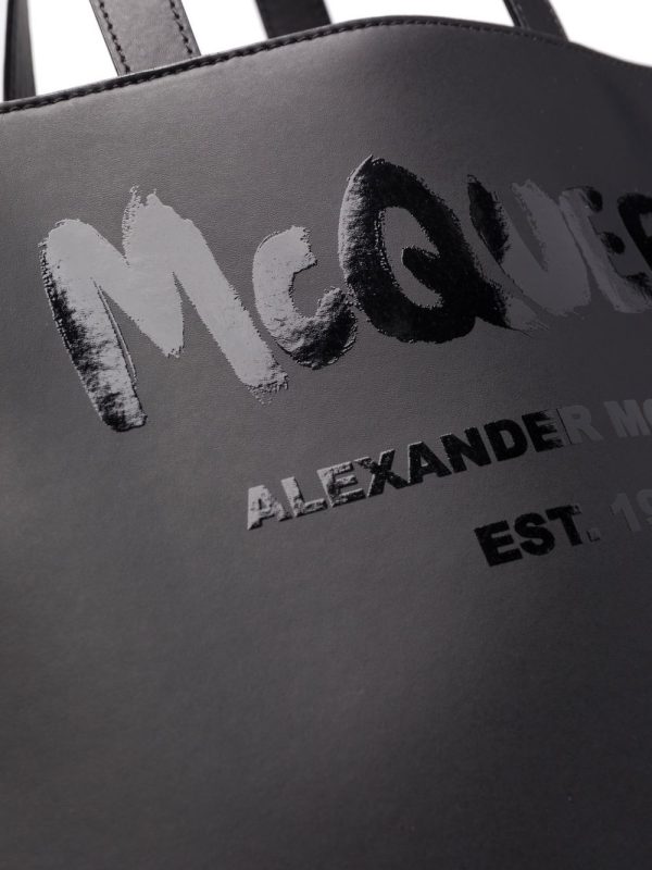 Alexander McQueen logo-print tote bag - Image 4