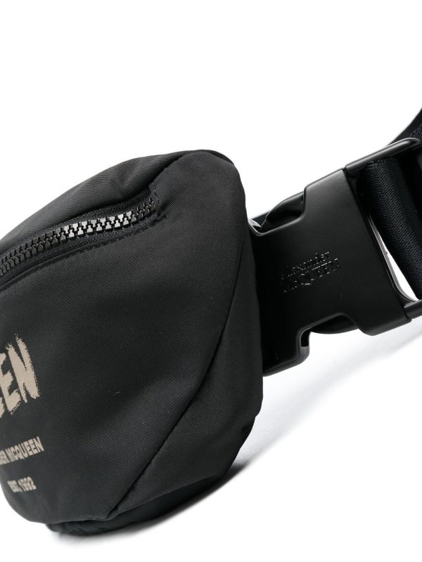 Alexander McQueen logo print belt bag - Image 4
